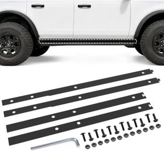 Intavron Pinch Weld Covers for Ford Bronco 4 Door 2021-2026,Aluminum Rocker Panel Covers, Bronco Accessories, Bolt-On No Drilling