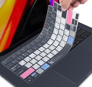 CaseBuy MacBook Air 15 inch Keyboard Cover Shortcuts for 2024 2023 MacBook Air 15.3" with Apple M3 M2 Chip A2941 A3114 MAC OS Shortcut Hot Keys Keyboard Protector