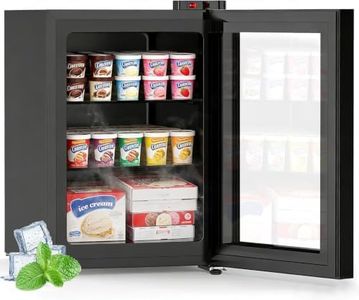 Kndko 2.3 Cu.ft Display Mini Freezer with Glass Door, -0°F to 14°F