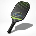 Pickle Genius Pickleball Paddle-100% Raw Carbon Fiber Pickleball Racket with 13mm Polypropylene Honeycomb Core for Maximum Power, Grit Finish, and Perfect Spin. USAPA Approved Pickleball Paddles