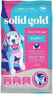 Solid Gold Dry Puppy Food - Made with Real Chicken & Nutritious Superfoods - Love at First Bark Grain Free Puppy Dry Food to Promote Healthy Growth, High Energy and Gut Wellness