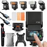 Godox iT32 TTL Mini Camera Flash with X5-S Trigger for SONY, 2.4G HSS 1/8000s, Compatible with Sony ZV-E10 a7IV a9III a6400 a6700 a7III a7CII a6000 a7C a6100 a7SIII ZV-E10 II a6500 RX10