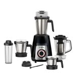 Bosch TrueMixx Pro 1100W Mixer Grinder | German Engineering for Precision Grinding | 5 Jars including Blend & Carry Jar | Hands-Free Operation with Lid Locks | 5 Year Motor Warranty 【MG8915A1KI】
