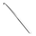 Fanwer Extra Long Metal Shoe Horn，31.5 inch/80cm， Heavy Duty Stainless Steel Shoehorn， Shoe horn long handle with hook.