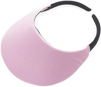 No Headache Sun Visors for Women | Round Brim Golf & Tennis Visor | Stylish & Lightweight Visor Hats for Women | Comfortable Sun Visors for Outdoor Sports & Travel | Baby Pink