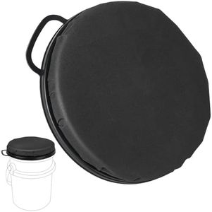 Wizcave 5 Gallon Bucket Seat for YETI Bucket, 360-Degree Swivel Bucket Lid Seat, Bucket Seat Lid 5 Gallon for YETI, Baseball Bucket Seat Cushion for Fishing, Camping, Baseball, Gardening,Duck Hunting