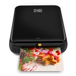 KODAK Step Instant Printer | Bluetooth/NFC Wireless Photo Printer with ZINK Technology & KODAK App for iOS & Android (Black) Prints 2x3 Inch Sticky-Back Photos