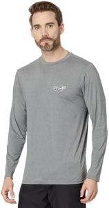 Volcom Men's Standard Taunt UPF 50+ Long Sleeve Loose Fit Rashguard, Heather Grey Pistol