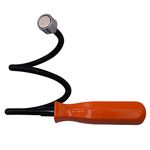 Flexible Magnetic Grabber Pickup Tool - 22-4/5" 20LB Bend-It Magnet Snake Pick-Up Sweeper Bendable Retriever Stick Useful for Hard-to-Reach,Sink Drains Mechanic Automotive