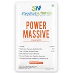 Steadfast Nutrition Power Massive Muscle Mass Gainer Protein Powder Muscle Growth (Chocolate, 30 Sachets, 3kg)