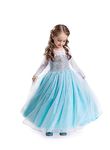 ELSA & ANNA Princess Costumes for Girls - Snow Queen Fancy Dress for Girls - Princess Dress Up - Girls Fancy Dress for Parties, Birthdays, Cosplay & Halloween - Fancy Dress Girls (6-7 Years)