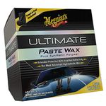 Meguiar's Ultimate Paste Wax Hydrophobic Polymer Technology Synthetic Paste Wax For Durable High Gloss Wet Finish - 226 G