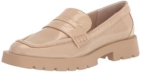 Dolce Vita Women's Elias Loafer, Sesame Crinkle Patent, 5