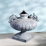 Touch of Class Apollonia Urn Oil Lamp Gray