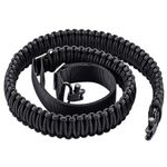 Fuwok Gun Sling Paracord 550 Adjustable w/Swivels ZSGS08 (Black)