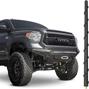 KSaAuto16 Inch Antenna for Toyota Tundra Tacoma FJ Cruiser Accessories 1995-2023 2024 2025, Spiral Rubber Car Toyota Tundra Tacoma Antenna Replacement Upgrade AM FM Radio Reception