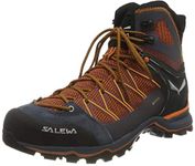 SALEWA Ms Mtn Trainer Lite Mid Gtx, Black Out/Carrot, 9.5, MALE