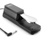 Tiger Universal Sustain Pedal – Piano Style Action for Keyboards, Digital Pianos and Synths