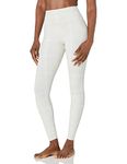 Alo Yoga Women's High Waist Vapor Legacy Legging, Bone-White, Large