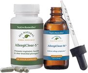 Native Remedies Complete AllergiClear ComboPack - All Natural Relief for Common Allergy Symptoms, Runny Nose, Watery Eyes, Congestion. Supports Normal Histamine Levels.