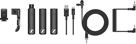 Sennheiser XSW-D Portable ENG Set Wireless System | Plug & Play Digital Wireless Lav Mic System for Camera Audio Recording | 75m Operating Range and 5-hour Battery Life (508490)