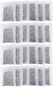 24 Pack Replacement Activated Charcoal Distiller Filters - Coconut Shell Activated Carbon Filter Sachets -Compatible with Megahome and other Countertop Distillers