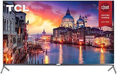 TCL 75R617, 75" 4K Ultra HD Roku Smart LED TV, 2019 Model