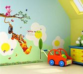 Asmi Collections PVC Wall Stickers Winnie The Pooh