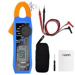 OWON CM2100B Mini Bluetooth Clamp Meter 20000 Counts Handheld True RMS 600V 100A AC/DC Current and Voltage Test with VFC Overload Protection, Resistance Capacitance Tester, NCV Detection Function