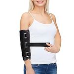 Elbow Splint for Cubital Tunnel Syndrome Ulnar Nerve Entrapment, Adjustable Elbow Brace Immobilizer Stabilizer, for Tennis,Tendonitis, for Woman and Men at Night Sleeping,Fits Left & Right Arm -L/XL