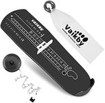 Vaikby Foot Measurement Device, Shoe Sizer Measuring Devices Ruler Sizer for Kids Adults, Buy Kids Shoes Online Simply with a Foot Measuring Device, Black, All