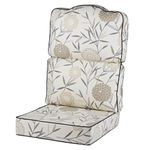 Alfresia Conservatory Replacement Cushion – High Back, Cotton Shell, Thick Foam Filling, Designed Cane Conservatory Furniture, Seat and Backrest, Range of Patterns, Bamboo