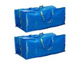 Ikea Frakta Storage Bag,Extra Large - Blue (2 PACK)