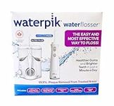 Waterpik Waterflosser Ultra Plus Water Flosser & Cordless Pearl Water Flosser - 5 Accessory tips, USB Charging Cable & Travel Case, 1 Pack, White