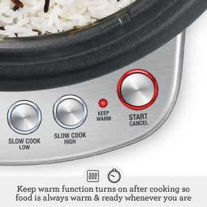 Sage Risotto Plus Multi Cooker – Rice, Slow & Steamer Functions
