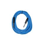 Bajaao Professional instrument cable for all guitars/basses/electric ukulele Amplifier (Blue- 6M / 20ft)