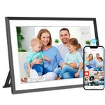 FRAMEO 10.1 Inch WiFi Digital Photo Frame with 1280x800 IPS FHD Touchscreen, Micro SD Auto-Rotate Wall Mount, Easy to Share Photos/Videos Through