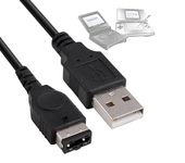 BLKing USB Charger Power Cable Charging Cord Wire for Nintendo DS NDS GBA GameBoy Advance SP(Cable Length: 4Ft/1.2m)