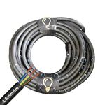 SHPELEC® H05RR-F 3 Core Flexible Rubber Cable - Electrical Wire for Indoor and Outdoor Use - 1.0mm, 1.5mm, 2.5mm 5m, 10m, 20m (1.5mm 3 Core - 5m)