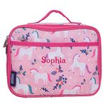 Wildkin Girl's Personalised Lunch Bags | Personalised Lunch Boxes for Girls |Girls Insulated Lunch Bags with Name| Girl's Personalised Lunch Bags (Magical Unicorns)