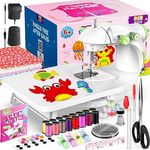 Mini Sewing Machine with 123 Pcs Se