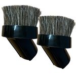 Quailitas Brushes For Henry Hoover Brush Attachment [2 Pieces] For Henry Hoover Attachments, Universal Replacement Round Horse Hair Dusting Brush for Henry Hetty Head Parts Vacuum Cleaner Accessories