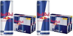 Red Bull Energy Drink 250 ml x 8 (Pack of 2)
