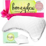 Honeydew Scrumptious Side Pillow – Made in USA with Cooling Copper Gel Memory Foam Fill – Hypoallergenic & CertiPUR - Adjustable Neck & Shoulder Pain Relief - Firm Pillow (Queen Size)