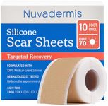 NUVADERMIS Silicone Scar Tape for S