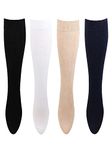 Bonjour Girls 3 Pair Cotton Knee High Socks for 8-11 Years - Pack Of 4