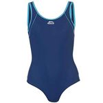 Ladies SLAZENGER Support Swimsuit / Swimming Costume - Navy - Size 16