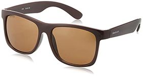 Fastrack Brown Colored Square Shaped 100% UV Protected Sunglasses for Men (P425BR1V)