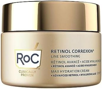 RoC - Retinol Correxion Line Suavizante Max Hidratación Diaria - Hidratante Facial Intensivo Antiarrugas y Antienvejecimiento - con Ácido Hialurónico - 50 ml