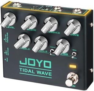 JOYO Pedales de bajo preamplificador Overdrive con ecualizador y reducción de ruido, salida DI para guitarra eléctrica Pop Funk Metal Bassist (TIDAL WAVE R-30)